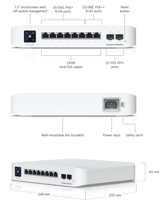 USW-Pro-8-PoE switch